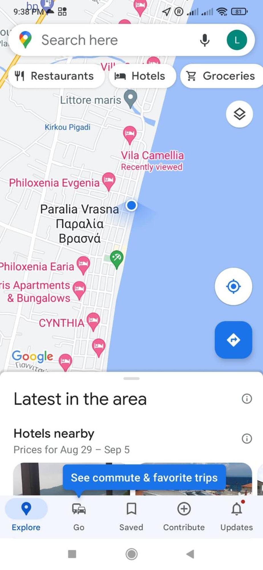 Villa Camellia Врасна Экстерьер фото